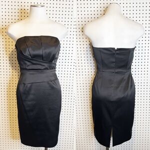 White House Black Market‎ | LBD Little Black Dress, Strapless Mini Dress Sz. 2